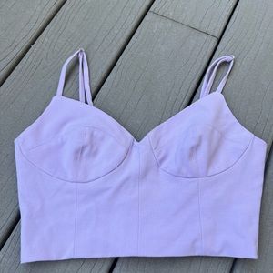 Purple bershka top💜